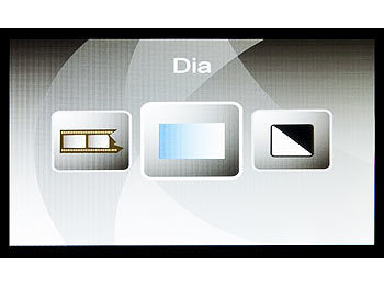 Somikon Diascanner: Foto-, Dia- & Negativscanner m. Display, ganz ohne PC, 2850 dpi, 20 MP