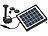 Royal Gardineer Solar Springbrunnen: Teich- und Springbrunnen-Pumpe mit 1,5-Watt-Solarpanel, 7 Brunnendüsen (Solar Wasserpumpe)