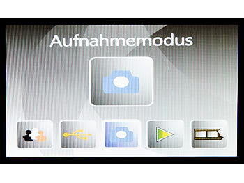 Somikon Diascanner: Foto-, Dia- & Negativscanner m. Display, ganz ohne PC, 2850 dpi, 20 MP