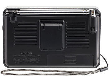 auvisio Transistorradio:
auvisio Analoger 9-Band-Weltempfänger mit FM, MW & 7x KW, Jackentaschen-Format