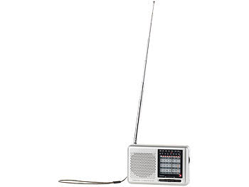 auvisio Transistorradio:
auvisio Analoger 9-Band-Weltempfänger mit FM, MW & 7x KW, Jackentaschen-Format