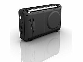 auvisio USB Radio:
auvisio FM-Taschenradio, Bluetooth, MP3-Player, Display, USB, microSD & Akku