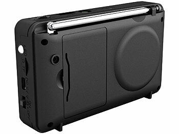 auvisio USB Radio:
auvisio FM-Taschenradio, Bluetooth, MP3-Player, Display, USB, microSD & Akku