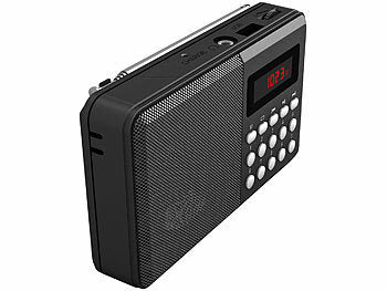 auvisio USB Radio:
auvisio FM-Taschenradio, Bluetooth, MP3-Player, Display, USB, microSD & Akku