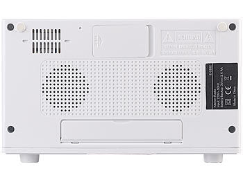 auvisio Küchenradio:
auvisio Stereo-FM-Küchen-Unterbauradio mit Bluetooth, Timer, Wecker, LCD, PLL