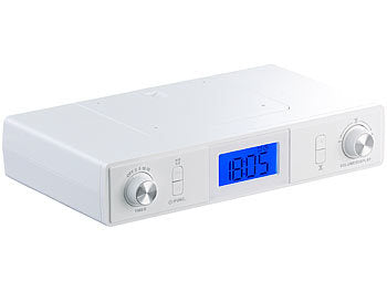 auvisio Küchenradio:
auvisio Stereo-FM-Küchen-Unterbauradio mit Bluetooth, Timer, Wecker, LCD, PLL