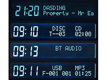 VR-Radio Radio mit CD: VR-Radio Digitalradio mit DAB+, FM, Bluetooth, CD, Audio-Player, USB-Port, 60 W