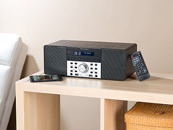 VR-Radio Radio mit CD: VR-Radio Digitalradio mit DAB+, FM, Bluetooth, CD, Audio-Player, USB-Port, 60 W