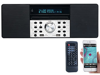 VR-Radio Radio mit CD: VR-Radio Digitalradio mit DAB+, FM, Bluetooth, CD, Audio-Player, USB-Port, 60 W