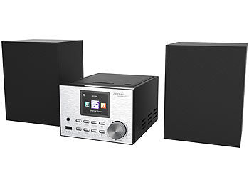 Micro-Stereoanlage mit Webradio, DAB+, FM, CD, Bluetooth, USB, 60 Watt