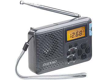 auvisio Radio: auvisio 12-Band-Weltempfänger FM/MW/KW, mit Wecker & Sleeptimer