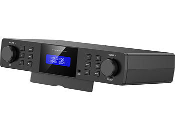 VR-Radio Unterbauradio:
VR-Radio Unterbau-Küchenradio DAB+/UKW, RDS, Wecker, Timer, LCD-Display, AUX
