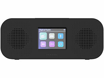 VR-Radio DAB Radiowecker: VR-Radio Stereo-Radio-Wecker mit DAB+, Notfall-Warn-Funktion, USB, Bluetooth