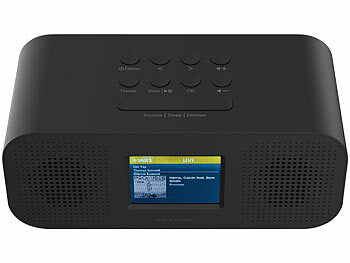 VR-Radio DAB Radiowecker: VR-Radio Stereo-Radio-Wecker mit DAB+, Notfall-Warn-Funktion, USB, Bluetooth