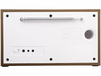 VR-Radio Digitalradio:
VR-Radio Digitales DAB+-Radio, 2,4"/6,1-cm-Farbdisplay, Bluetooth, Holzgehäuse (CH-Version) (CH-Version)