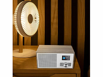 VR-Radio Digitalradio:
VR-Radio Digitales DAB+-Radio, 2,4"/6,1-cm-Farbdisplay, Bluetooth, Holzgehäuse (CH-Version) (CH-Version)
