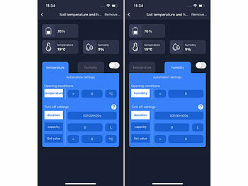 Royal Gardineer Solarbewässerungssystem: WLAN-Bewässerungscomputer, Solarpanel, BT-Gateway, App, Bodensensor