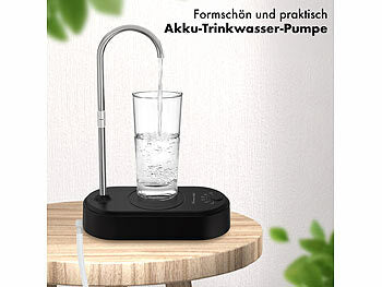 2er-Set Akku-Trinkwasser-Pumpen mit justierbarem Auslass (CH-Version) (CH-Version)