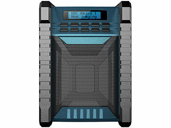 auvisio Outdoor Radio:
auvisio Digitales DAB+/FM-Baustellenradio, Bluetooth, 80 Watt, IP54, Akku