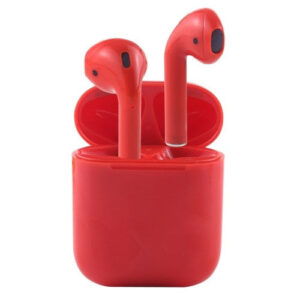 0.28055200 1616116338 i12 xs tws binaural calls wireless bluetooth earphones with charging case red