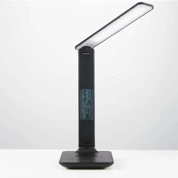 Faltbare LED Tisch Lampe Gebaut in USB Lade Batterie Schreibtisch Lampe Auge sch tzen Schlafzimmer Lampe 4