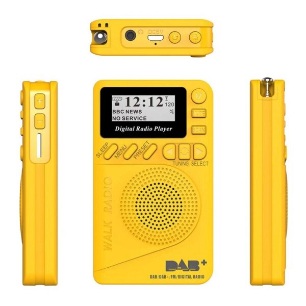 Tasche Dab Digital Radio 87 5 108 Mhz Mini Dab Digital Radio mit Mp3 Player Fm 1