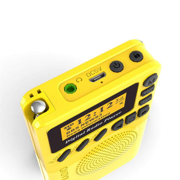 Tasche Dab Digital Radio 87 5 108 Mhz Mini Dab Digital Radio mit Mp3 Player Fm 4