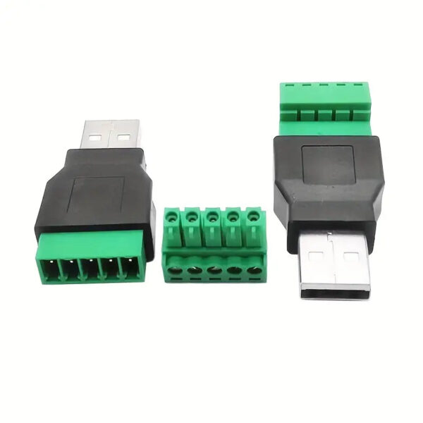 USB Steckerauf5P TerminalKlemmenblock AdapterUSB2 0TypA 1 jpg