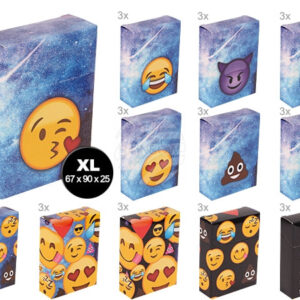 ZB 027c Zigarettenhuellen aus Pappe Groesse XL Thema Emoticon Emotikon ZB 027c b 0