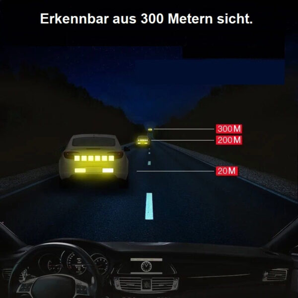 auto stossstange reflektierende aufkleber main 4