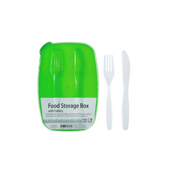 lunch box with plastic cutlery 2