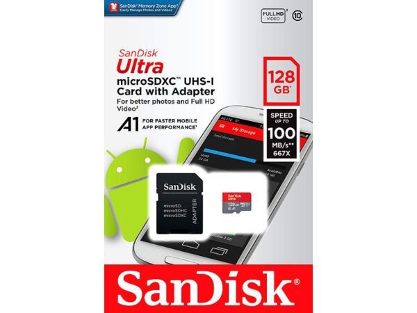 sandisk ultra microsdxc 128 gb mit adap