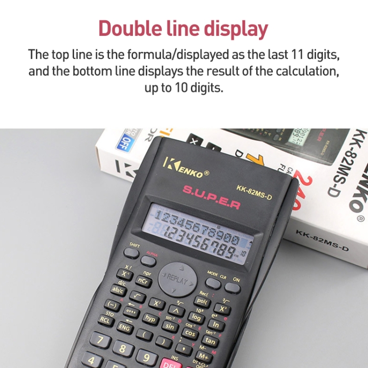 Multifunktionaler wissenschaftlicher Funktionsrechner, Prüfungsrechner für Mittelschüler – Bild 3