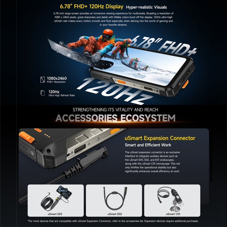 Robustes Ulefone Armor 26 Ultra Walkie-Talkie-Version-Telefon, 6,78 Zoll Android 13 MediaTek Dimensity 8020 Octa Core, Netzwerk: 5G, NFC – Bild 16