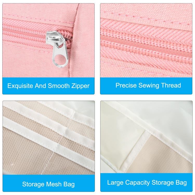 FunAdd Federmäppchen mit großem Fassungsvermögen, Aufbewahrungsorganisator, Kosmetiktasche aus Segeltuch, Größe: 230 x 170 x 75 mm, 230 x 170 x 75mm – Bild 3