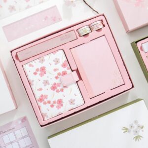 Kreatives Notizbuch Siehe auch Das Sakura PU-Handbuch Anzug Geschenk Notizbuch Schulbürobedarf, zufällige Farblieferung