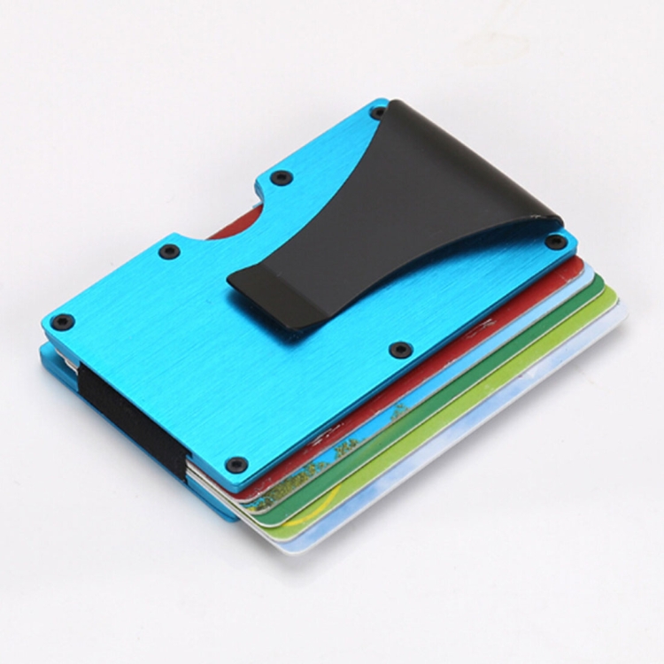 Slim Wallet Money Clip Kreditkartenhalter, zufällige Farbe – Bild 2