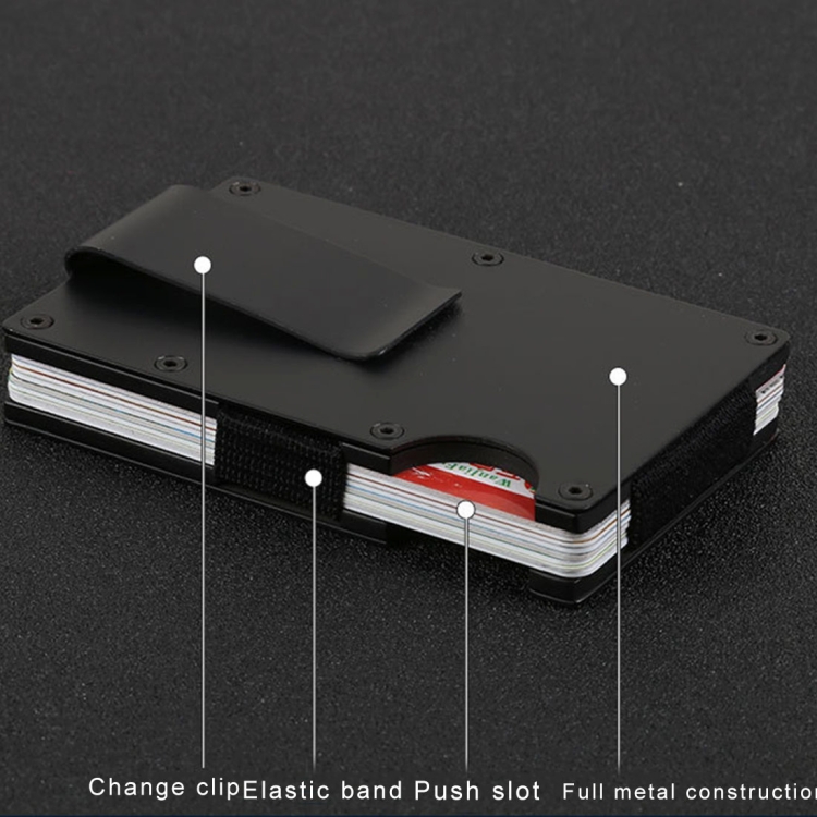 Slim Wallet Money Clip Kreditkartenhalter, zufällige Farbe – Bild 5