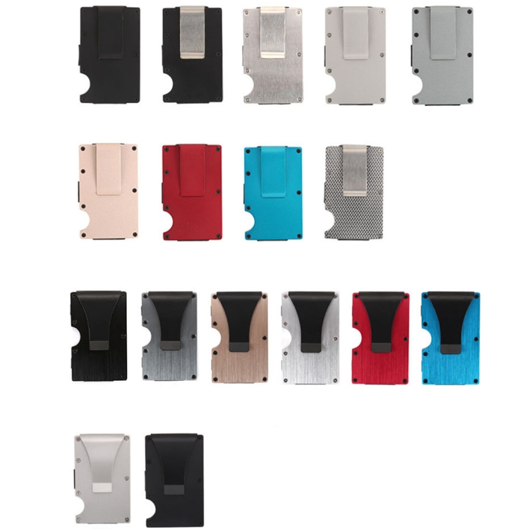 Slim Wallet Money Clip Kreditkartenhalter, zufällige Farbe – Bild 8