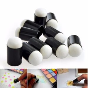 10 PCS Finger Painting Sponge Daubers Farbschaum Fingerspitzen