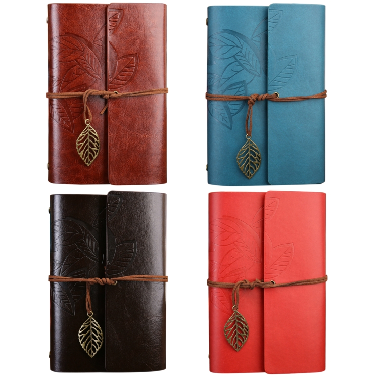 Kreatives Retro-Herbstlaub-Muster-Loseblatt-Reisetagebuch-Notizbuch, Größe: S – Bild 6