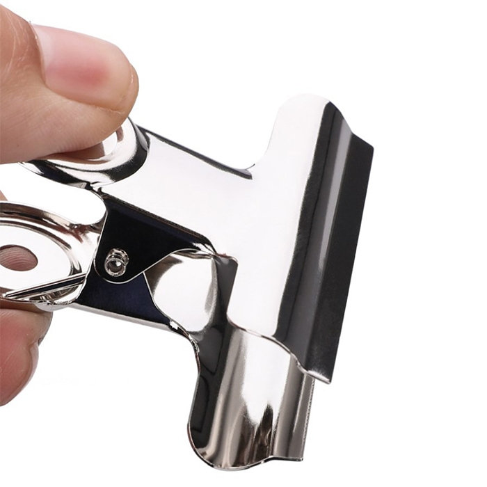 36PCS 63mm Silber Metall Edelstahl Runde Clip Notizen Brief Büroklammer Office Bind Clip – Bild 3