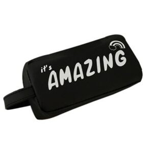 Großer schwarzer Buchstabe, kreativer Silikon-Stiftkasten, Federmäppchen für Schule, Schreibwaren