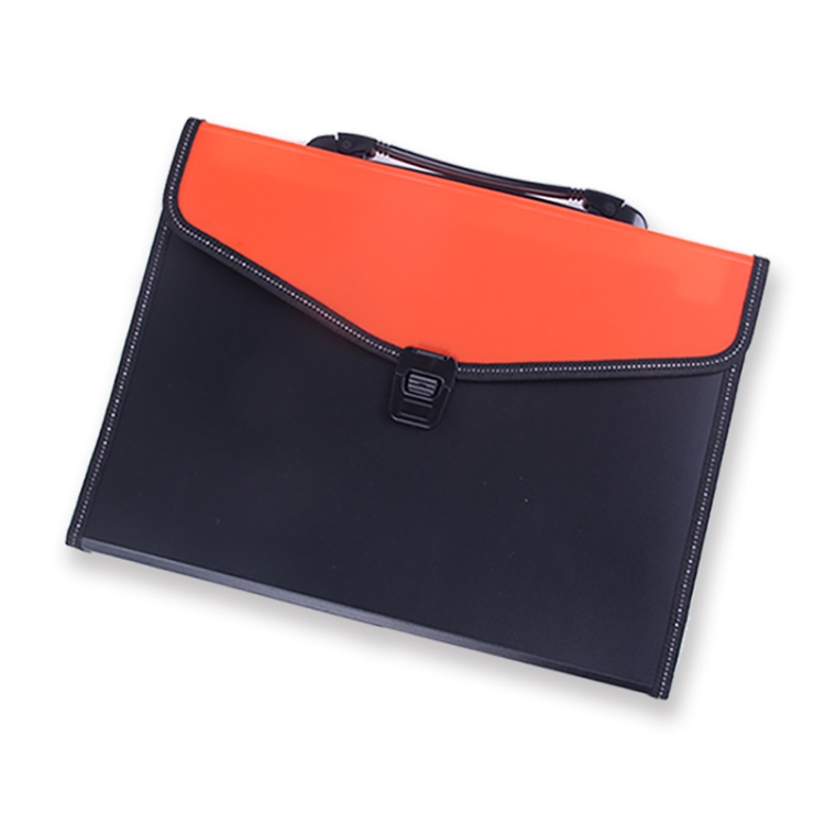 Tragbare 12-lagige Aktentasche, A4, Fächermappe, klassifizierter Ordner, PP-Aufbewahrungsclip, Ticketpaket – Bild 2