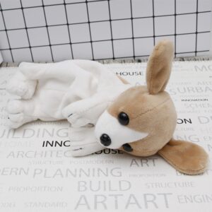Kawaii Cartoon Plüsch Hund Federmäppchen Niedliche Tier Stift Tasche Box Kinder Schulbedarf Schreibwaren