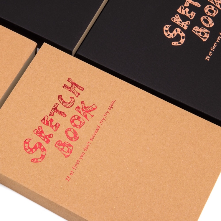 BN5704 Skizzenbuch, Notizblock, Künstlerskizze, Zeichnungsdesign, 120 Blatt, Vintage-Skizzenbuch, Tagebuch, Zeichnungsnotizbuch – Bild 7