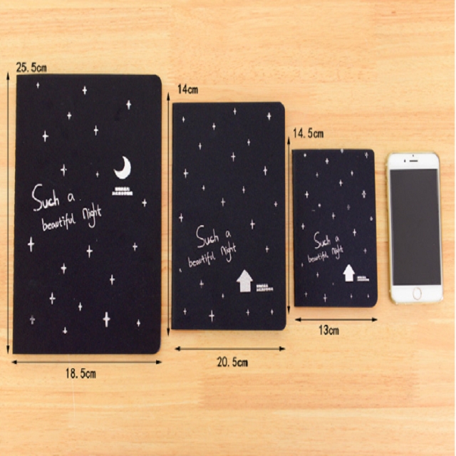 Skizzenbuch, Tagebuch, Zeichnung, Malerei, Graffiti, weicher Einband, schwarzes Papier, Skizzenbuch, Notizbuch, Büro, Schulbedarf, Geschenk – Bild 3