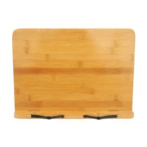 Holz Tablet Buchstützen Halterung Kochbuch Lehrbücher Dokument Bambus faltbare Leseablage Buchständer