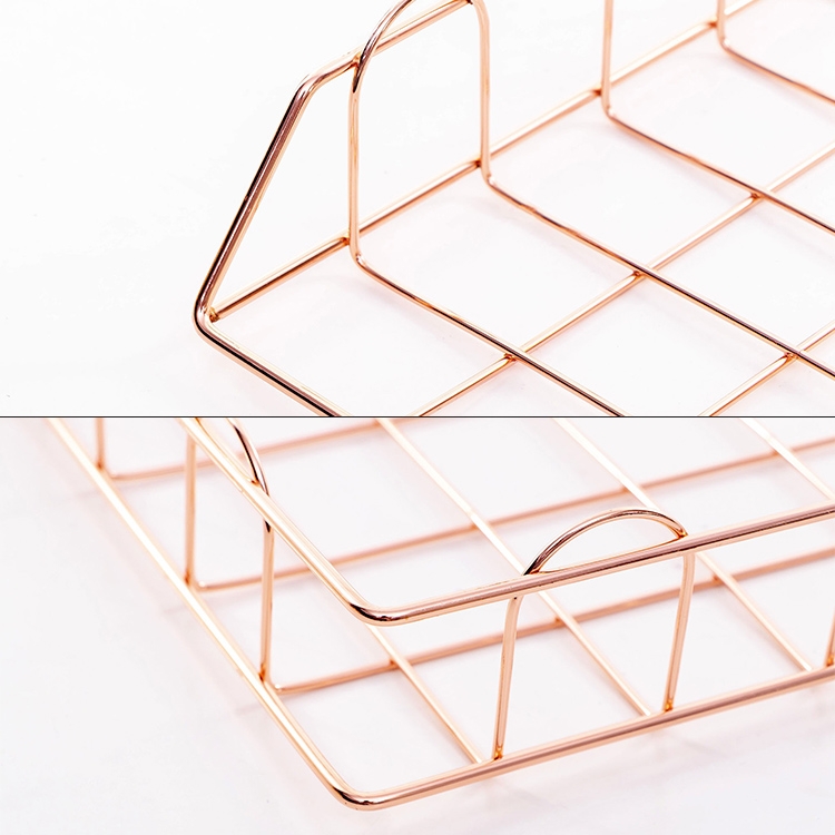 Klappbarer Schmiedeeisen-Briefmagazin- und Zeitungshalter, Aufbewahrungsregal, Aktenablage, Büro-Schreibtisch-Organizer – Bild 4