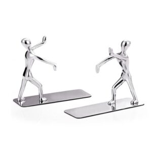 1 Paar Buchhalter Humanoid Figur Rutschfeste Art Desk Organizer Bücherregal Büro Studie Dekoration